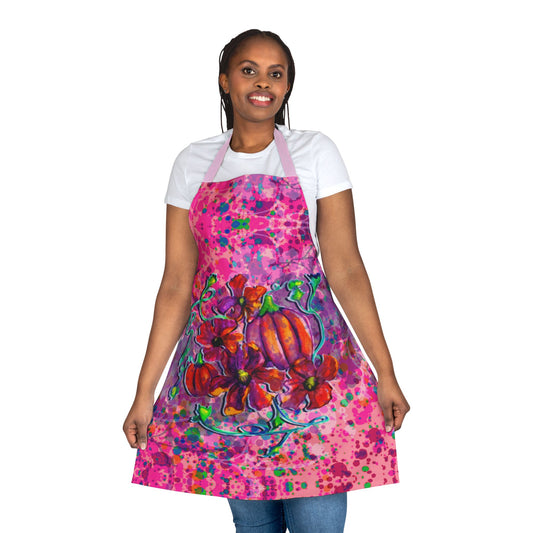 Unisex Apron - Pumpkin Flower Collection