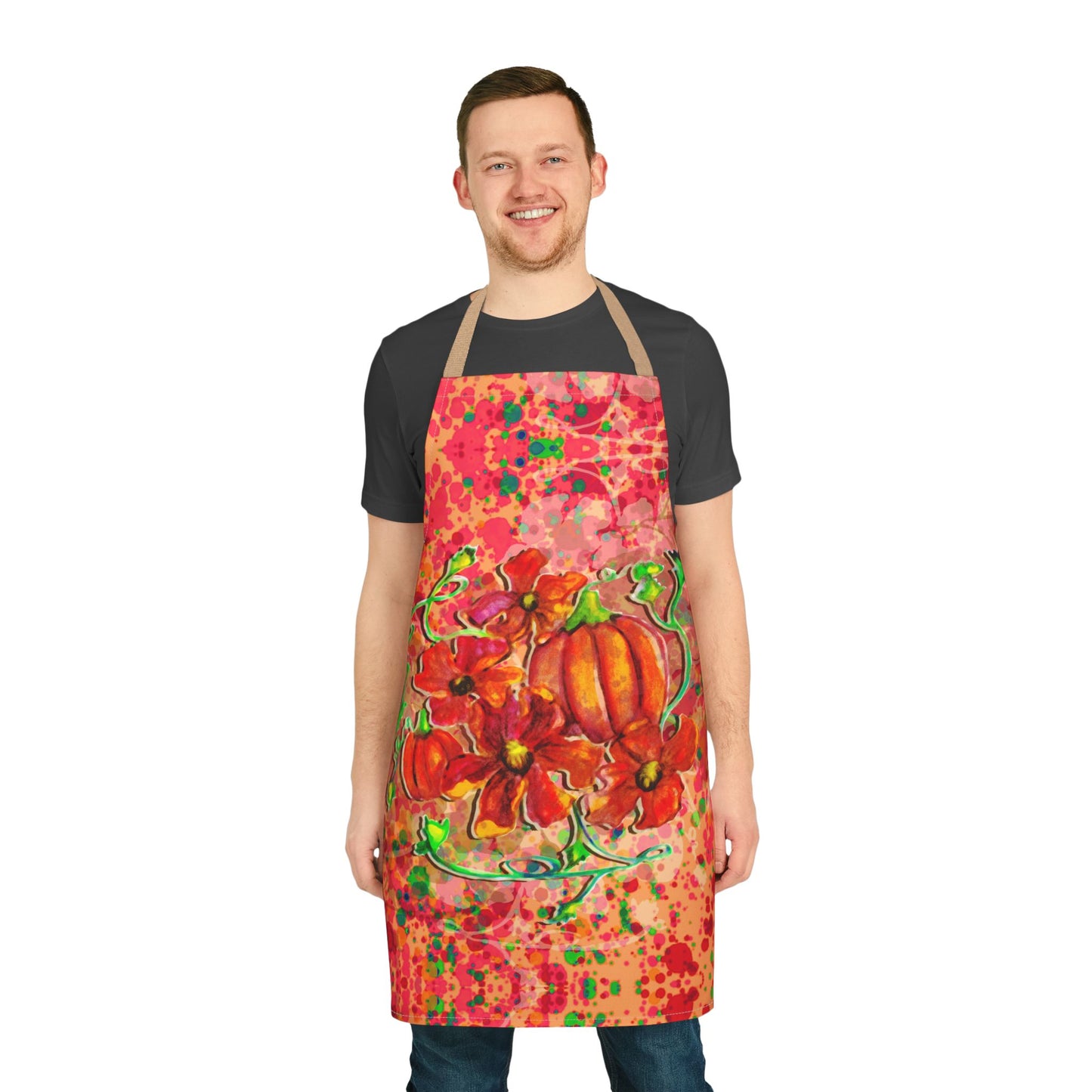 Unisex Apron - Pumpkin Flower Collection