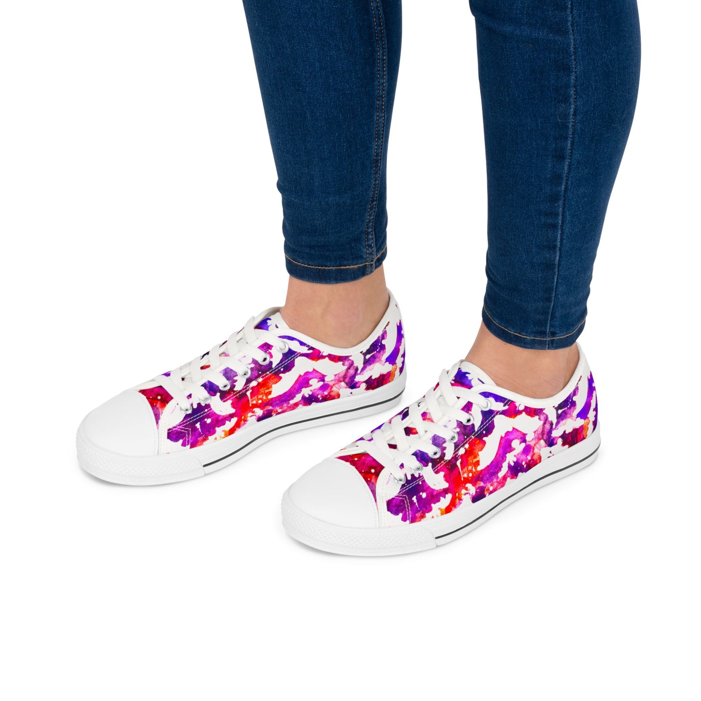 NEW Women's Low Top Sneakers - Bat Pop Collection