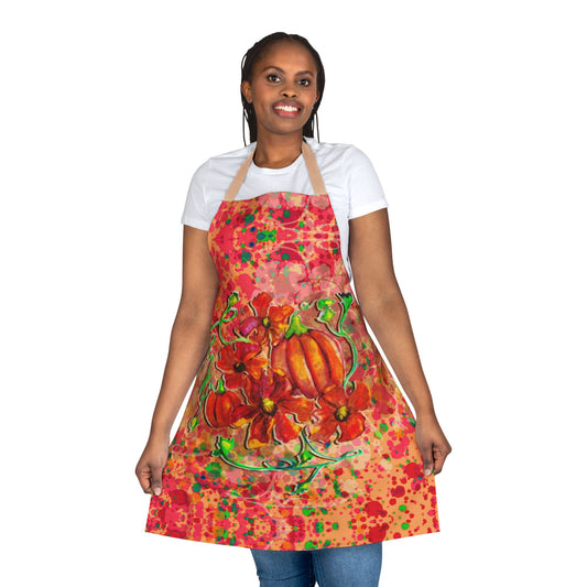Unisex Apron - Pumpkin Flower Collection
