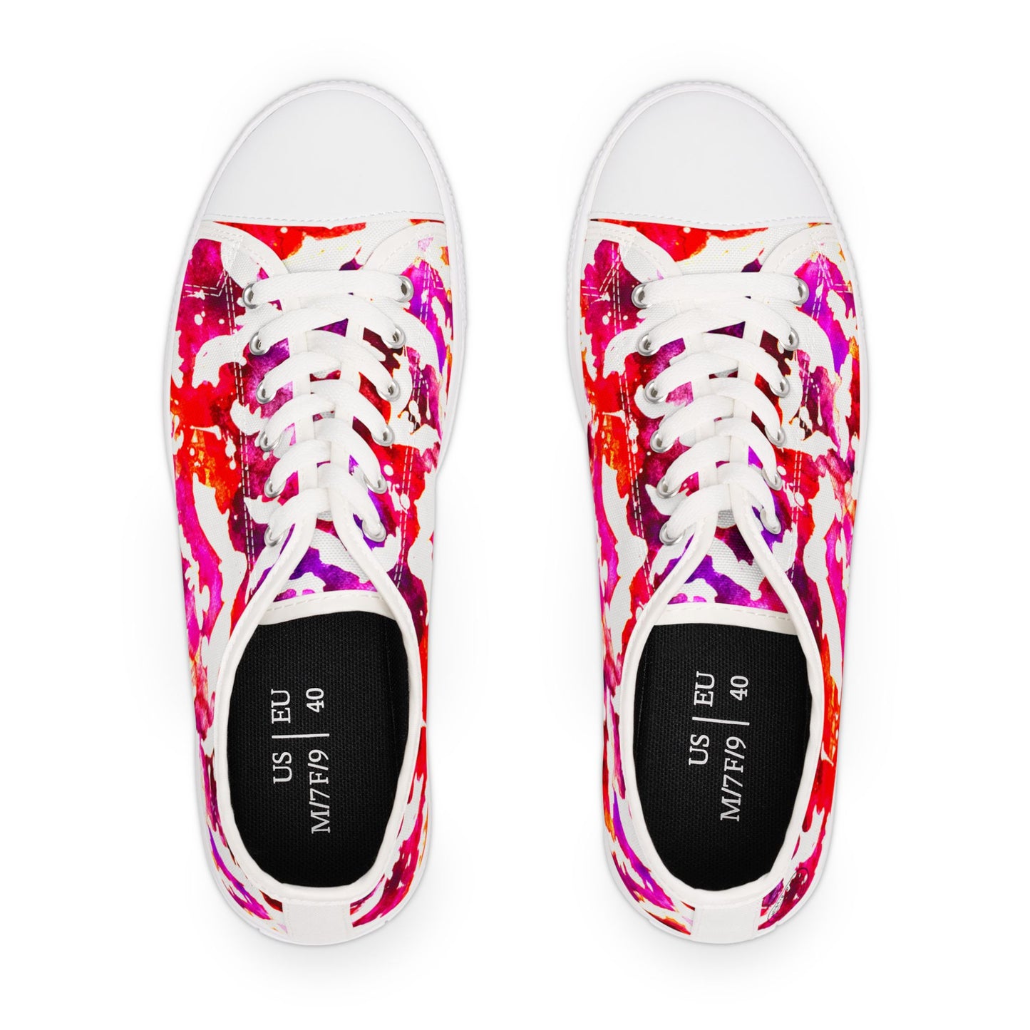NEW Women's Low Top Sneakers - Bat Pop Collection
