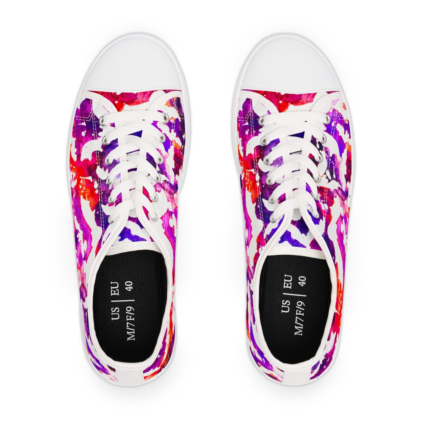 NEW Women's Low Top Sneakers - Bat Pop Collection