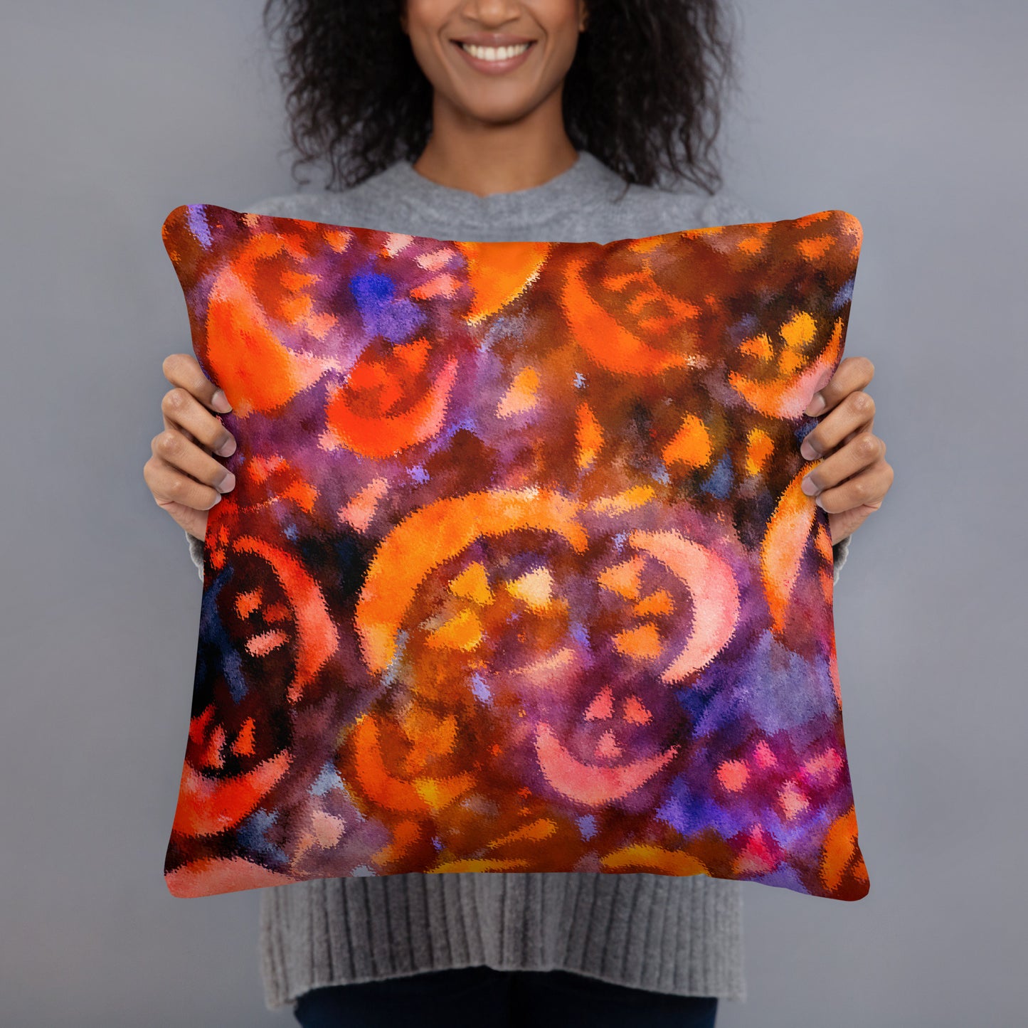 Basic Pillow (18x18) - Jack O' Lantern Collection
