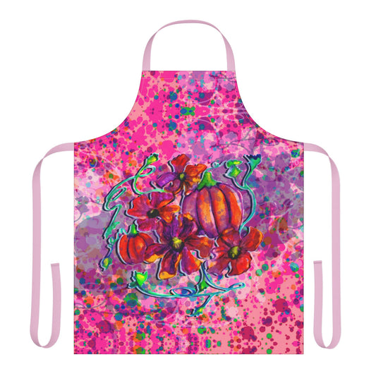 Unisex Apron - Pumpkin Flower Collection