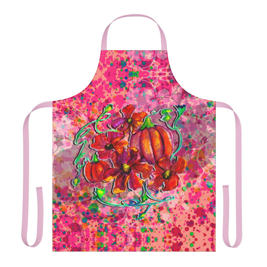Unisex Apron - Pumpkin Flower Collection