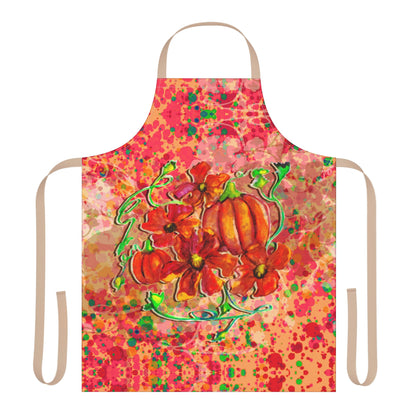 Unisex Apron - Pumpkin Flower Collection