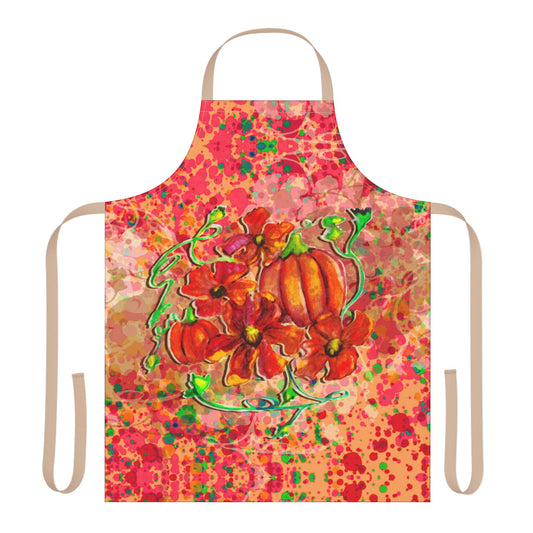Unisex Apron - Pumpkin Flower Collection